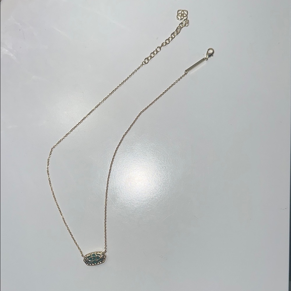 Kendra Scott Emerald Necklace - Picture 2 of 2